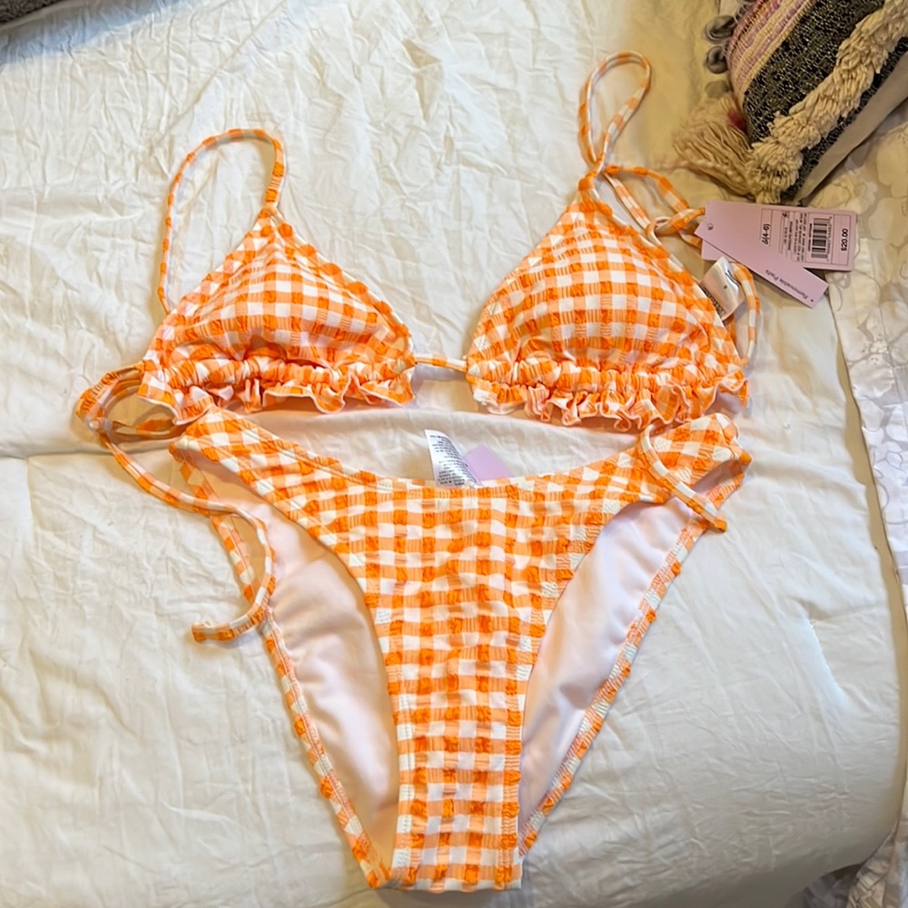 NWT Gingham Bikini